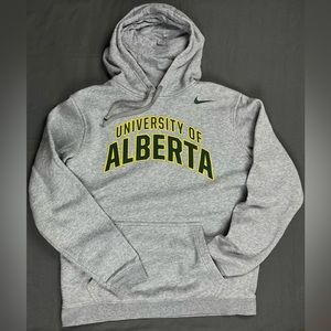 Nike uAlberta Grey College Hoodie